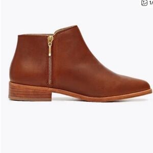 Nisolo Brandy Leather Ankle Boots